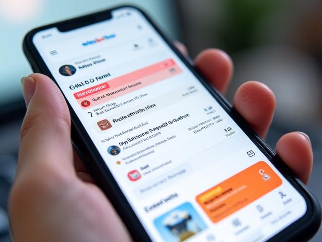 Capture d'écran de l'application de gestion d'événements 'EventFlow'.